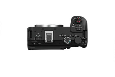 EOS R6 V Camera- top view