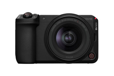 EOS R6 V with RF20-50mm F4 L IS USM PZ lens