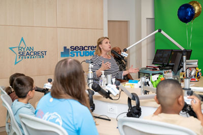 Seacrest Studios at Nicklaus Children’s Hospital kicking off the event