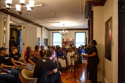 The Anthology 12 Reading & Release Party marked 9 years of bridging generations, mediums, and neighborhoods across West Philadelphia.