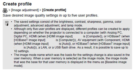 Image adjustment (Overview)