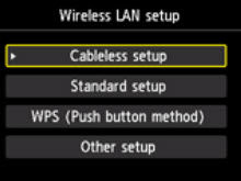 Setting up the MAXIFY MB2120 Printer for use on a Wireless LAN ...