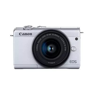 EOS M100 EF-M 15-45mm IS STM Kit Blanc (remis à neuf, Boîte brune)