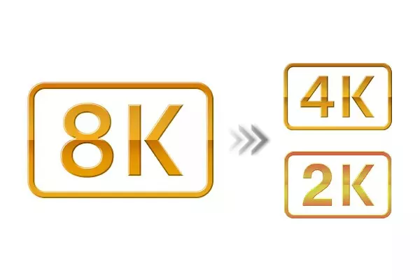 Logos 8K 4K 2K