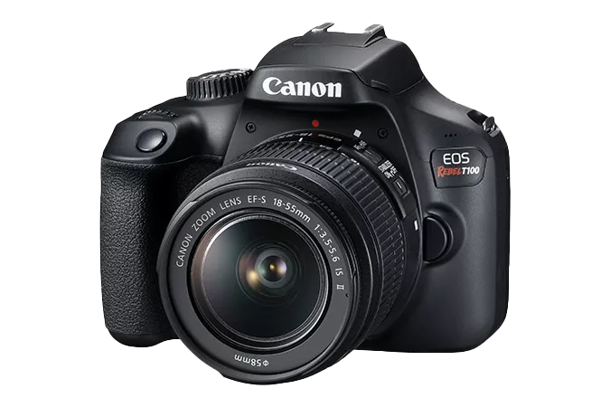  Canon EOS 4000D / Rebel T100 DSLR Camera (Body Only) +  Professional Accessory Bundle : Electronics