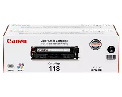 118 Black Toner Cartridge, Twin Pack 