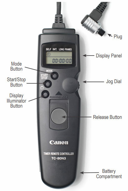QuickGuide to Canon TC-80N3 Timer/Remote Controller QuickGuide to Canon TC-80N3 Timer/Remote Controller