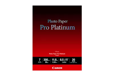 PT-101 Papier photo Pro Platinum (4 x 6 po) – 20 feuilles