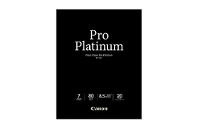 PT-101 Papier photo Pro Platinum (8.5 x 11 po) – 20 feuilles