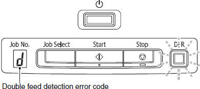 What to do when a double feed is detected - imageFORMULA DR-M160
