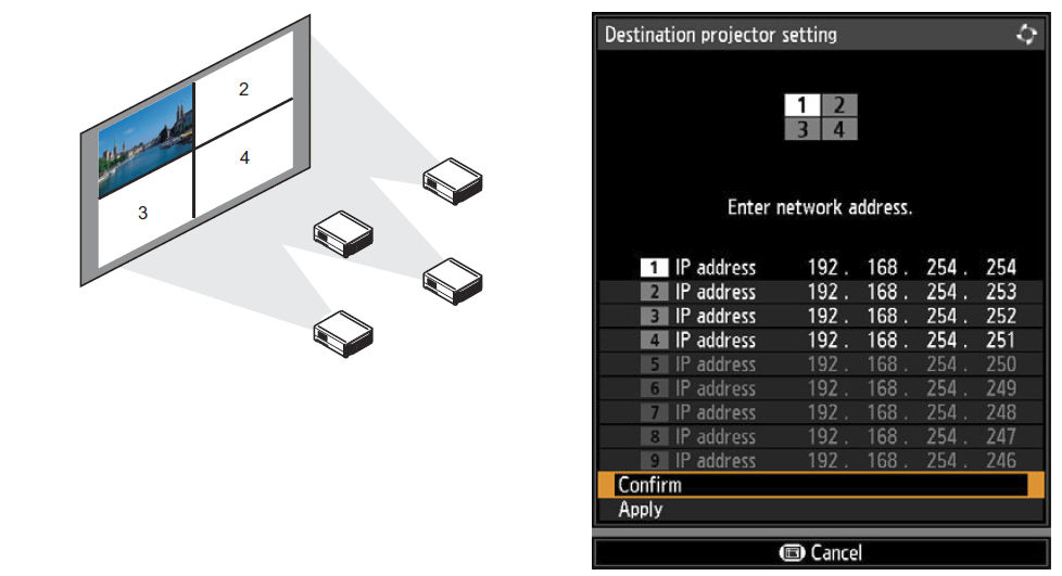 Using PC-Free Multi Projection WUX7000Z / WUX6600Z / WUX5800Z