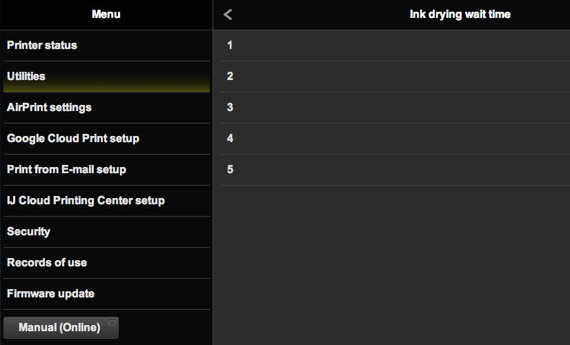 MAXIFY Remote UI - Printer Status and Utilities