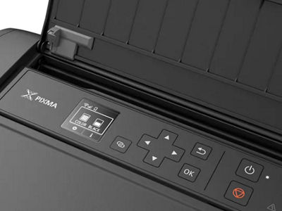 PIXMA TR150: Showing buttons