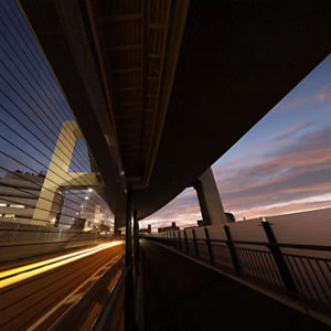 Highway from Under a Bridge