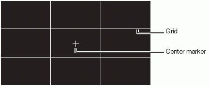 Onscreen Markers and Zebra Patterns