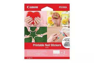 AUTOCOLLANTS POUR ONGLES IMPRIMABLES NL-101, 2 FEUILLES