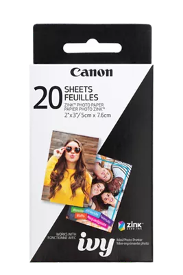 ZINKâ¢ Paquet de papier photo (20 feuilles)