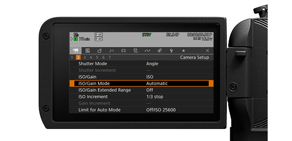 Image stabilization control 