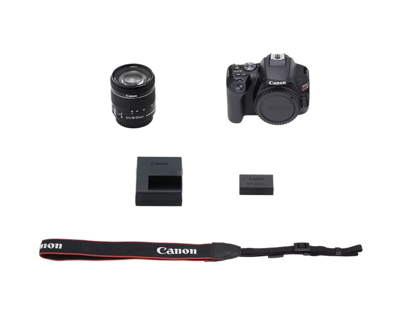 Refurbished EOS Rebel SL3 EF-S 18-55mm f/4-5.6 IS STM Lens Kit Black
