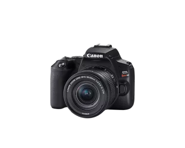 Canon EOS 250D / Rebel SL3 DSLR Camera with 18-55mm Lens (Black) + Creative