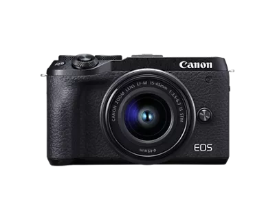 Canon EOS M50 Mark II Mirrorless Camera & 15-45mm EF-M Lens (Black)