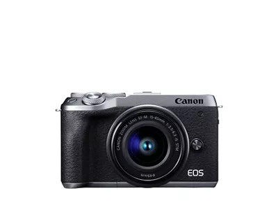 EOS M6 Mark II + EF-M 15-45mm f/3.5-6.3 IS STM + EVF Kit Silver