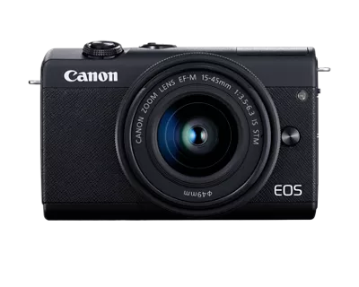 Canon EOS M50 Mark II Content Creator Kit digital camera mirrorless 24.1 MP  APS C 4K 24 fps 3x optical zoom EF M 15 45mm IS STM lens Wi Fi Bluetooth  black - Office Depot