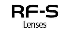 Logotipo de lentes RF-S. Logotipo de lentes RF-S