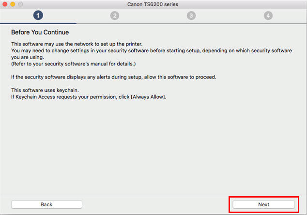 Network security notice. Select Yes to grant permission.