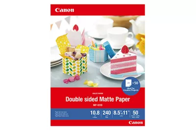 Papier photo mat imprimable sur deux côtés MP-101D (50 feuilles)