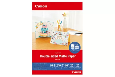 Papier photo mat imprimable sur deux côtés MP-101D (20 feuilles)