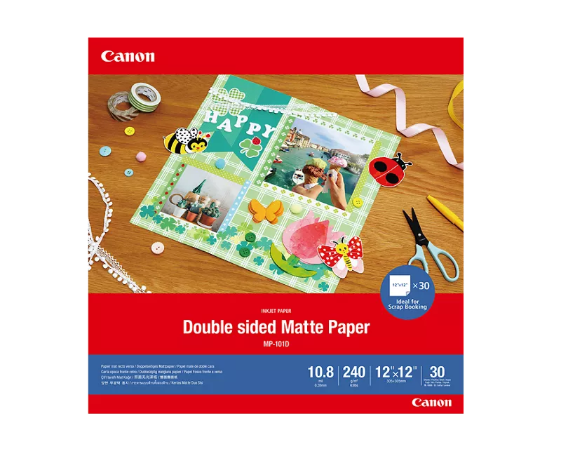Double Sided Matte Photo Paper 12x12
