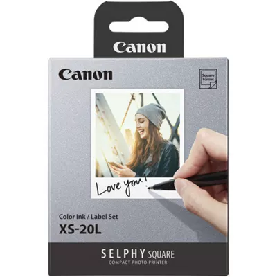 Ensemble encre couleur/étiquettes XS-20L SELPHY
