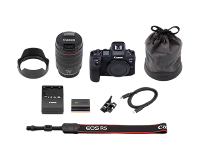 Shop Canon EOS R5 RF24-105mm F4 L IS USM Lens Kit | Canon U.S.A., Inc.