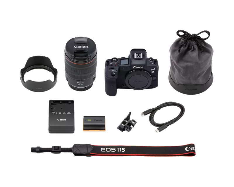 EOS R5 RF24-105mm F4 L IS USM Lens Kit