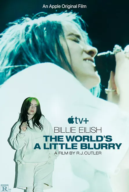 Billie Eilish The World's A Little Blurry Poster
