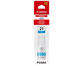 Bouteille d\'encre cyan GI-21