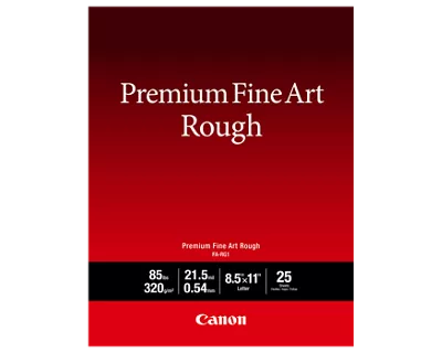 Premium Fine Art Rough Photo Paper - 8.5x11 (25 Sheets)