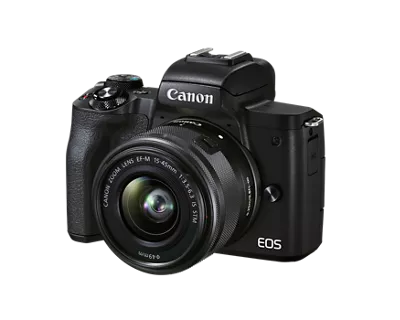 Canon EOS M50 Mark II EF-M 15-45mm f & 3.5-6.3 & 55-200mm f & 4.5