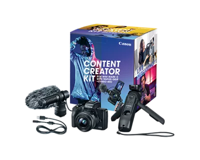 grind teugels afgunst Canon EOS M50 Mark II Content Creator Kit | Canon U.S.A., Inc.