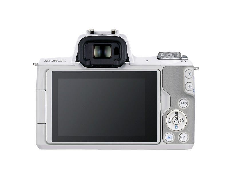 Canon EOS M ホワイト EF-M 15-45mm Canon Support for EOS M50 Mark II EF-M 15-45mm f/3.5-6.3 IS