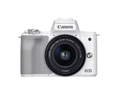 EOS M50 Mark II EF-M 15-45mm f/3.5-6.3 IS STM Lens Kit White