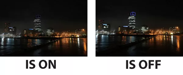 Demonstration of Image Stabilization On vs Off
