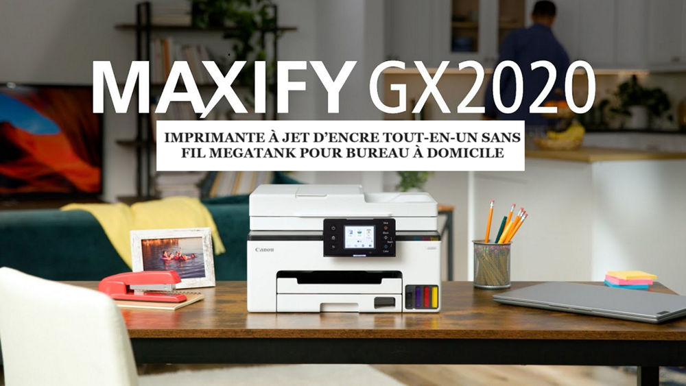  MegaTank MAXIFY GX2020 Imprimante tout-en-un sans fil pour la maison et le bureau