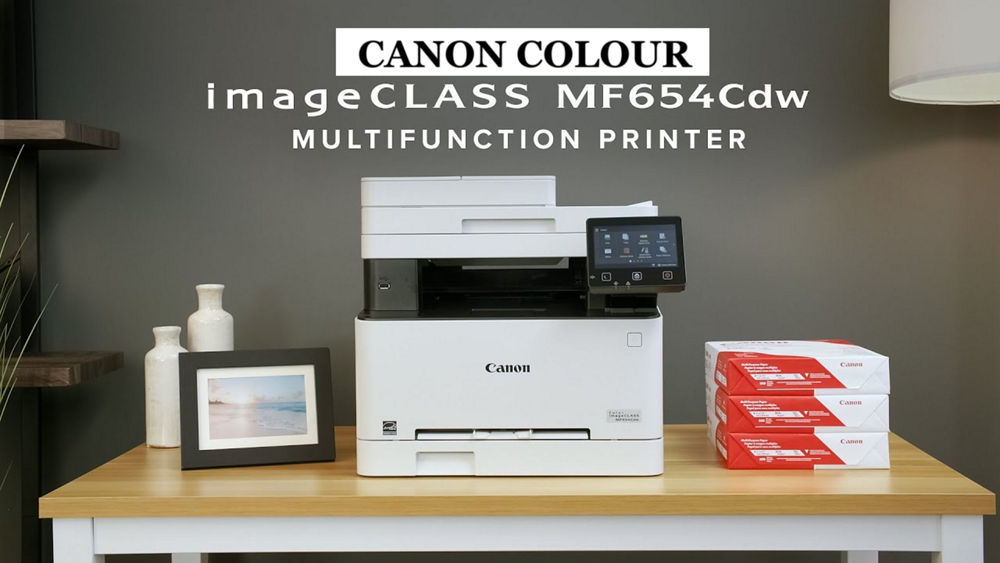 Color imageCLASS MF656Cdw on the office table