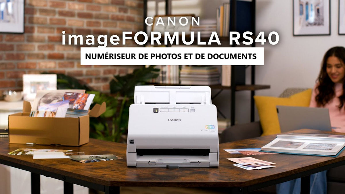 Scanner de photos et de documents imageFORMULA RS40