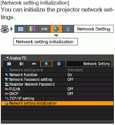 Initializing Network Settings