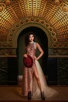 Portrait of a woman standing