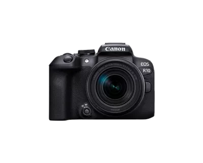 Camara Canon EOS R10 + RF-S 18-150mm f/5 - 6.3 IS STM (Gratis: Estuche +  Mem.64GB)