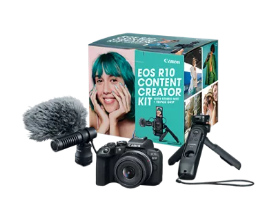 EOS R10 Content Creator Kit Image